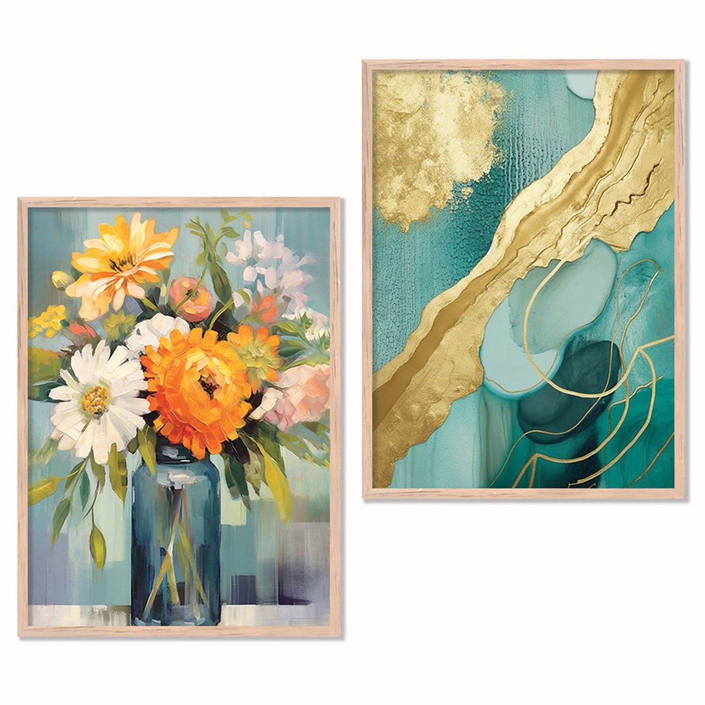 Floral Wall Art Home décor For Living Room office