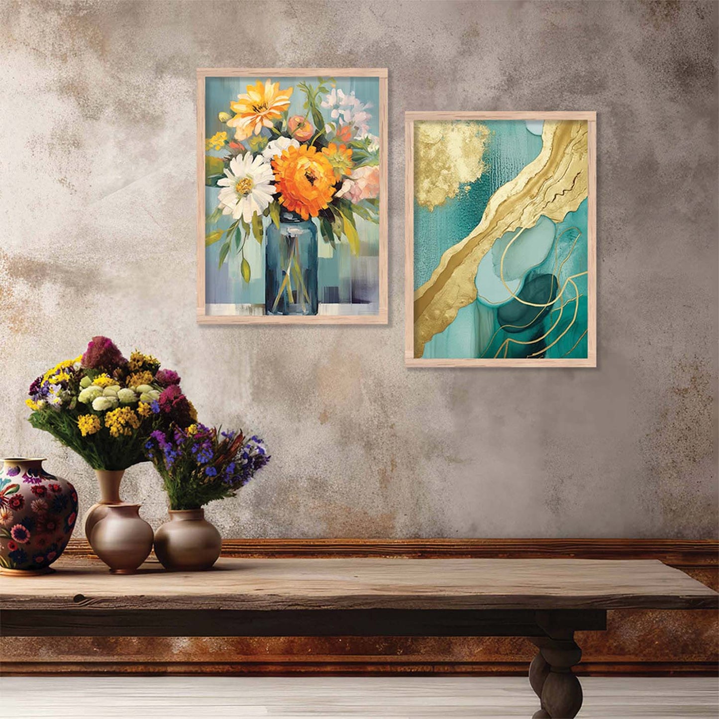 Floral Wall Art Home décor For Living Room office