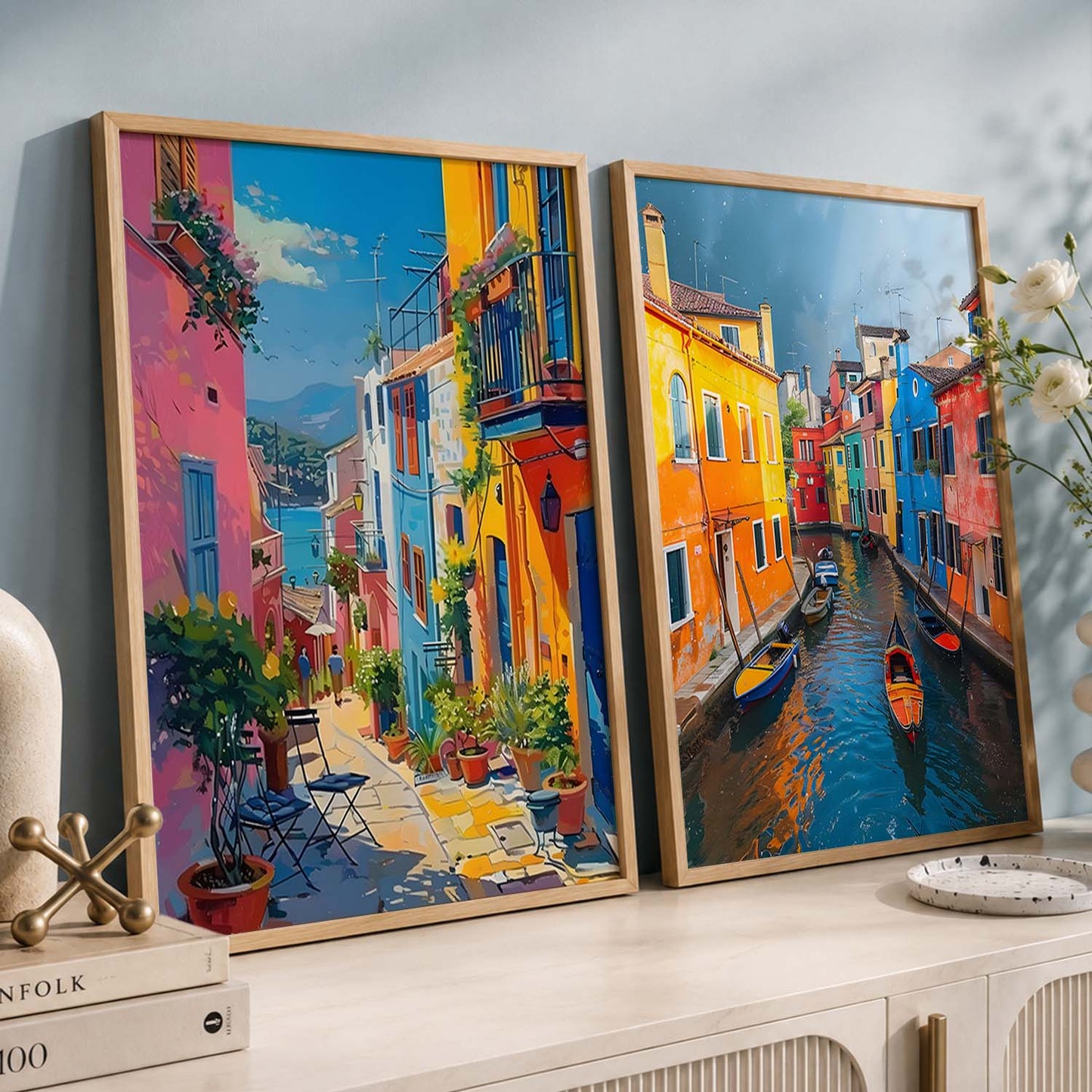 City view Wall Art Home décor For Living Room office