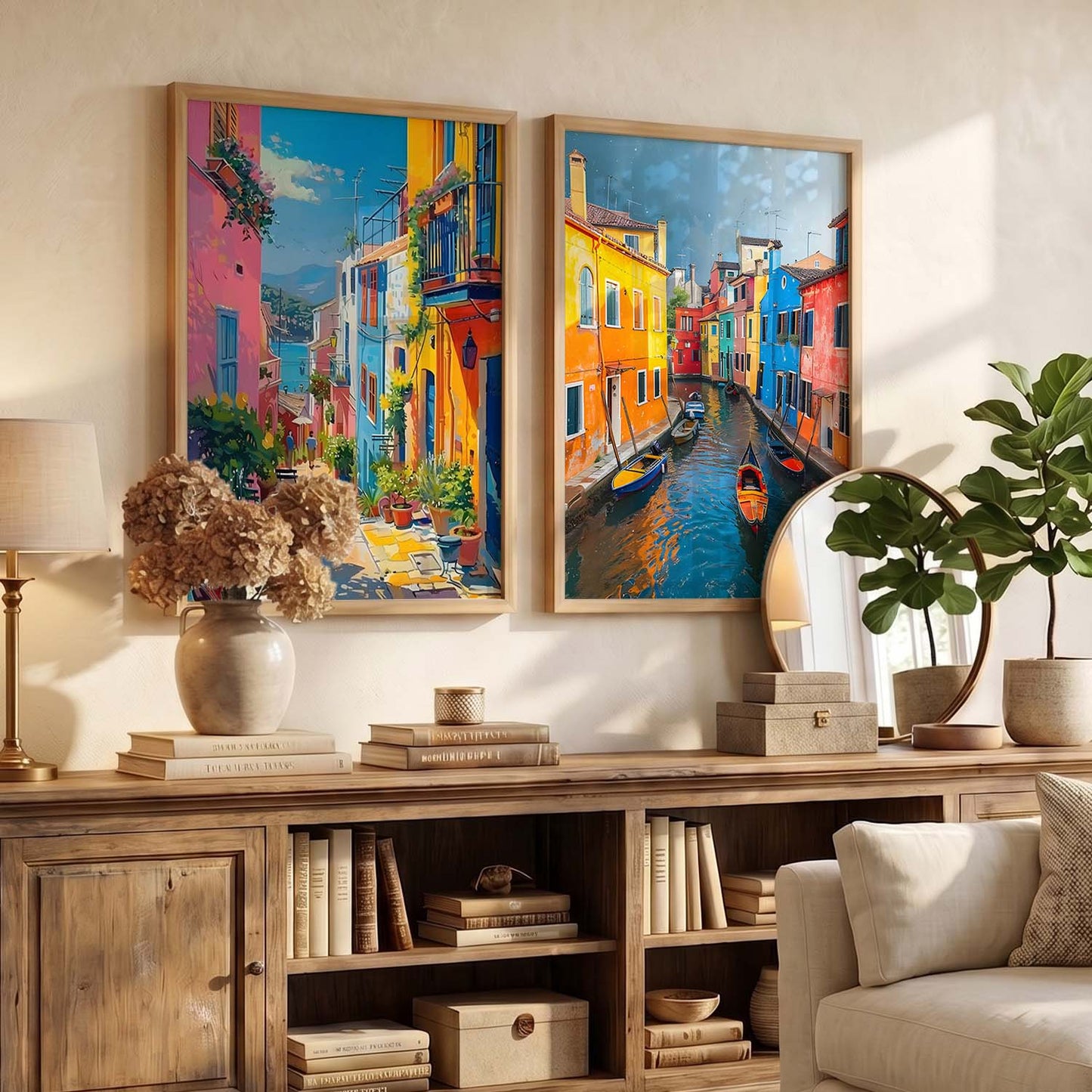 City view Wall Art Home décor For Living Room office