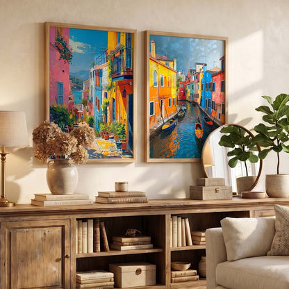 City view Wall Art Home décor For Living Room office