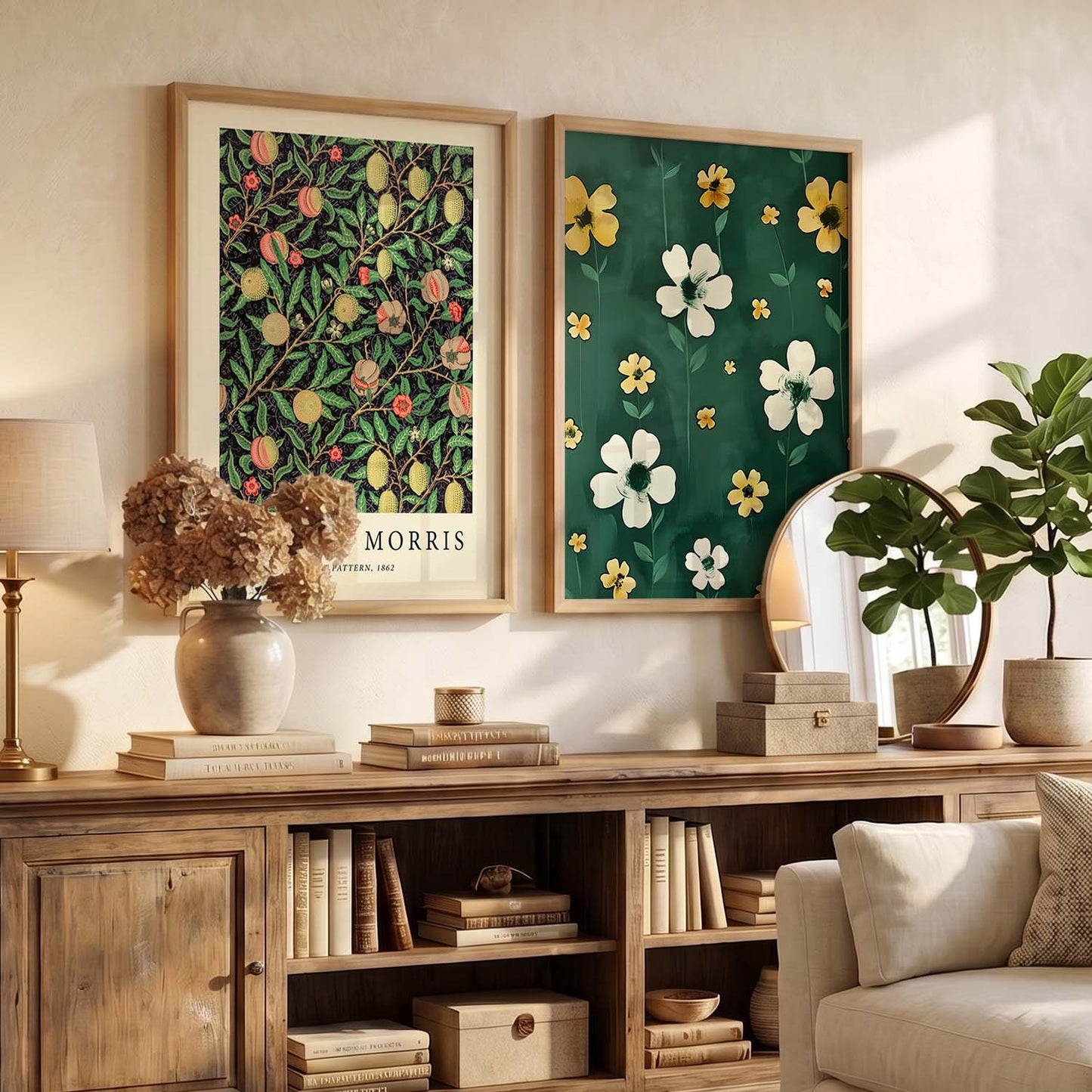 Floral Wall Art Home décor For Living Room office