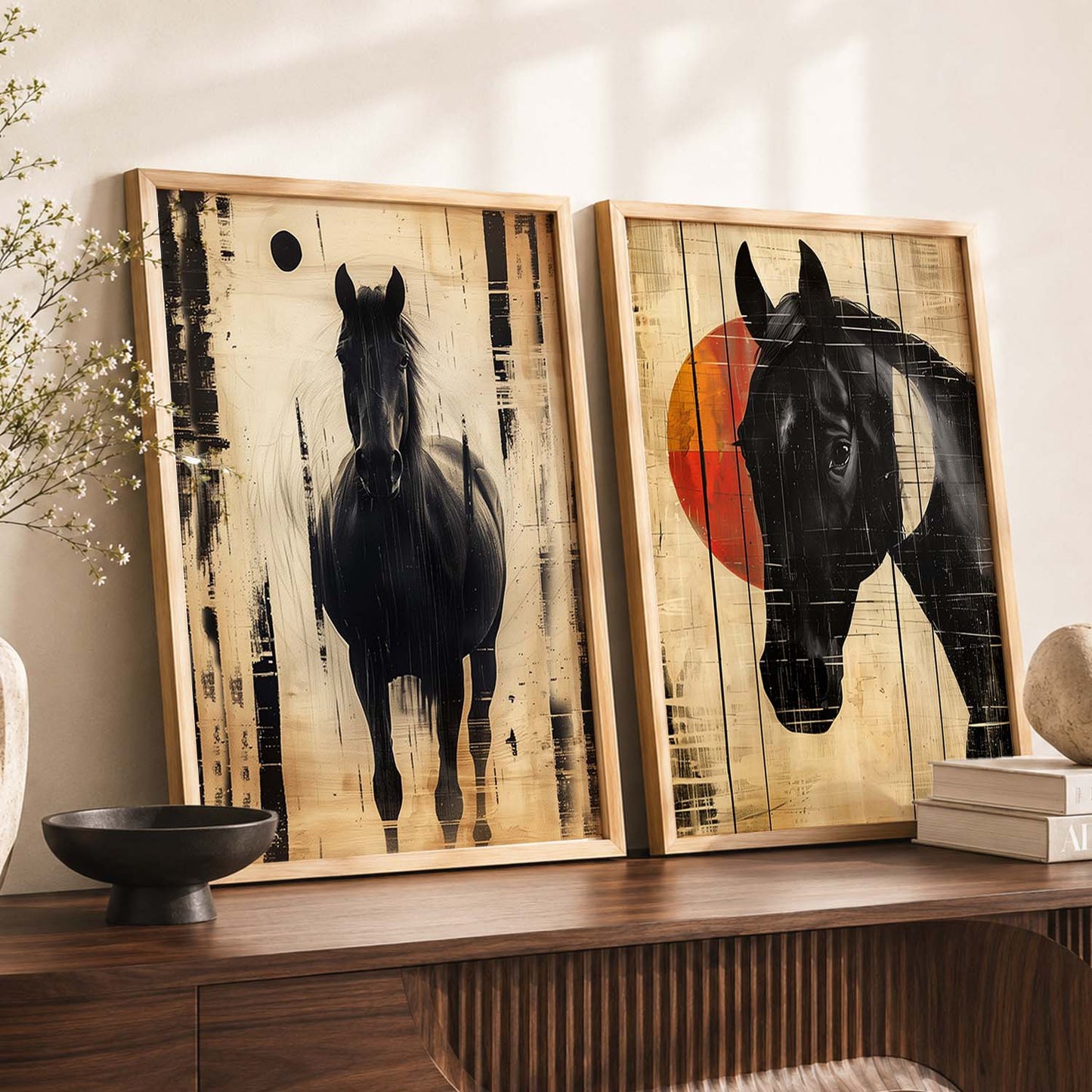 Abstract Wall Art Prints: Modern Portraits for Wall Decor