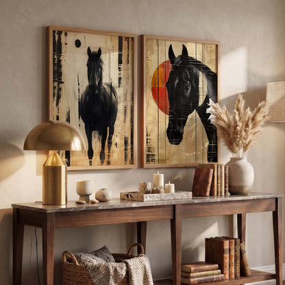 Abstract Wall Art Prints: Modern Portraits for Wall Decor