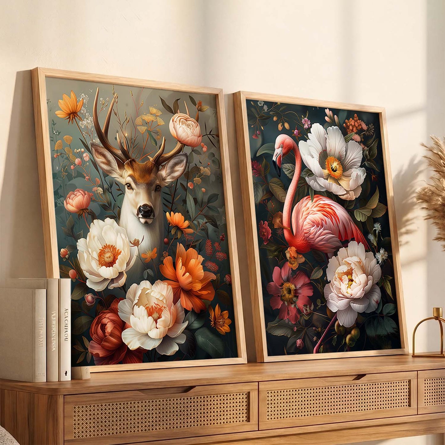 Floral Wall Art Prints: Modern Portraits for Wall Decor