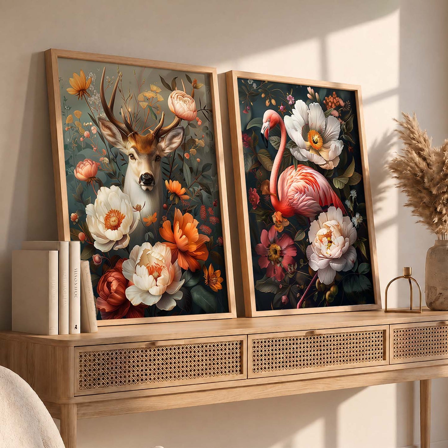 Floral Wall Art Prints: Modern Portraits for Wall Decor