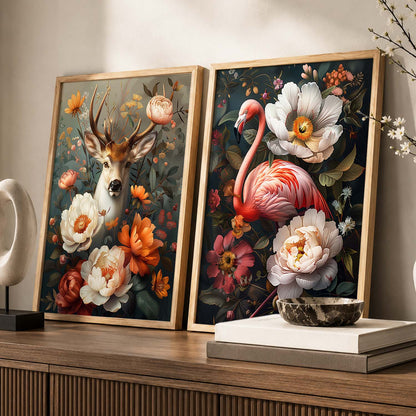 Floral Wall Art Prints: Modern Portraits for Wall Decor