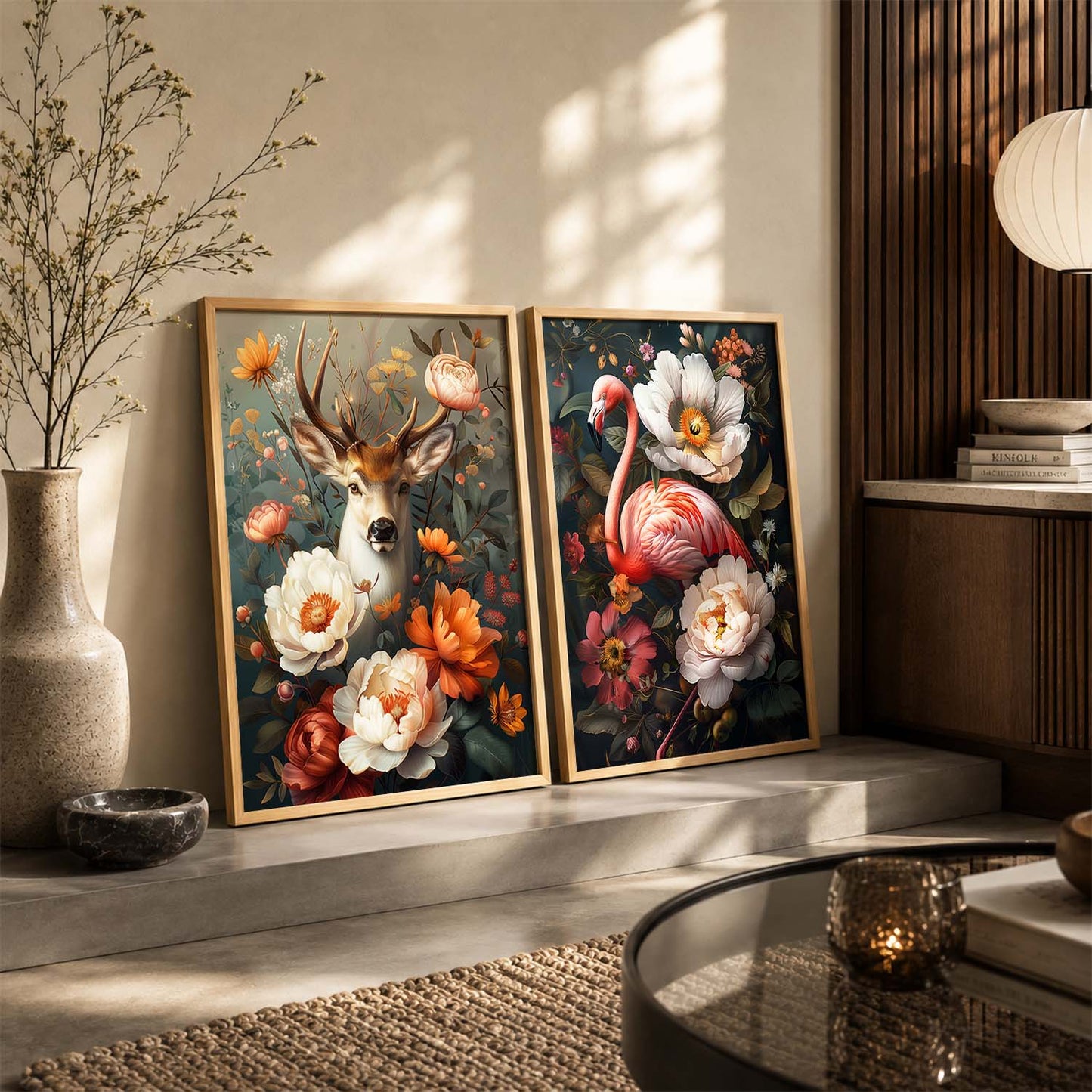 Floral Wall Art Prints: Modern Portraits for Wall Decor