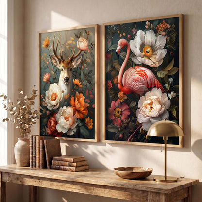 Floral Wall Art Prints: Modern Portraits for Wall Decor