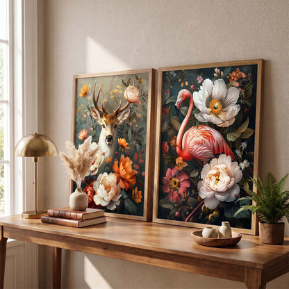 Floral Wall Art Prints: Modern Portraits for Wall Decor