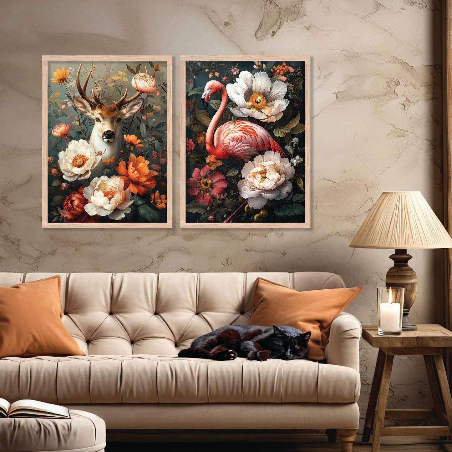 Floral Wall Art Prints: Modern Portraits for Wall Decor