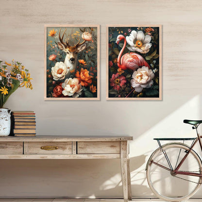 Floral Wall Art Prints: Modern Portraits for Wall Decor