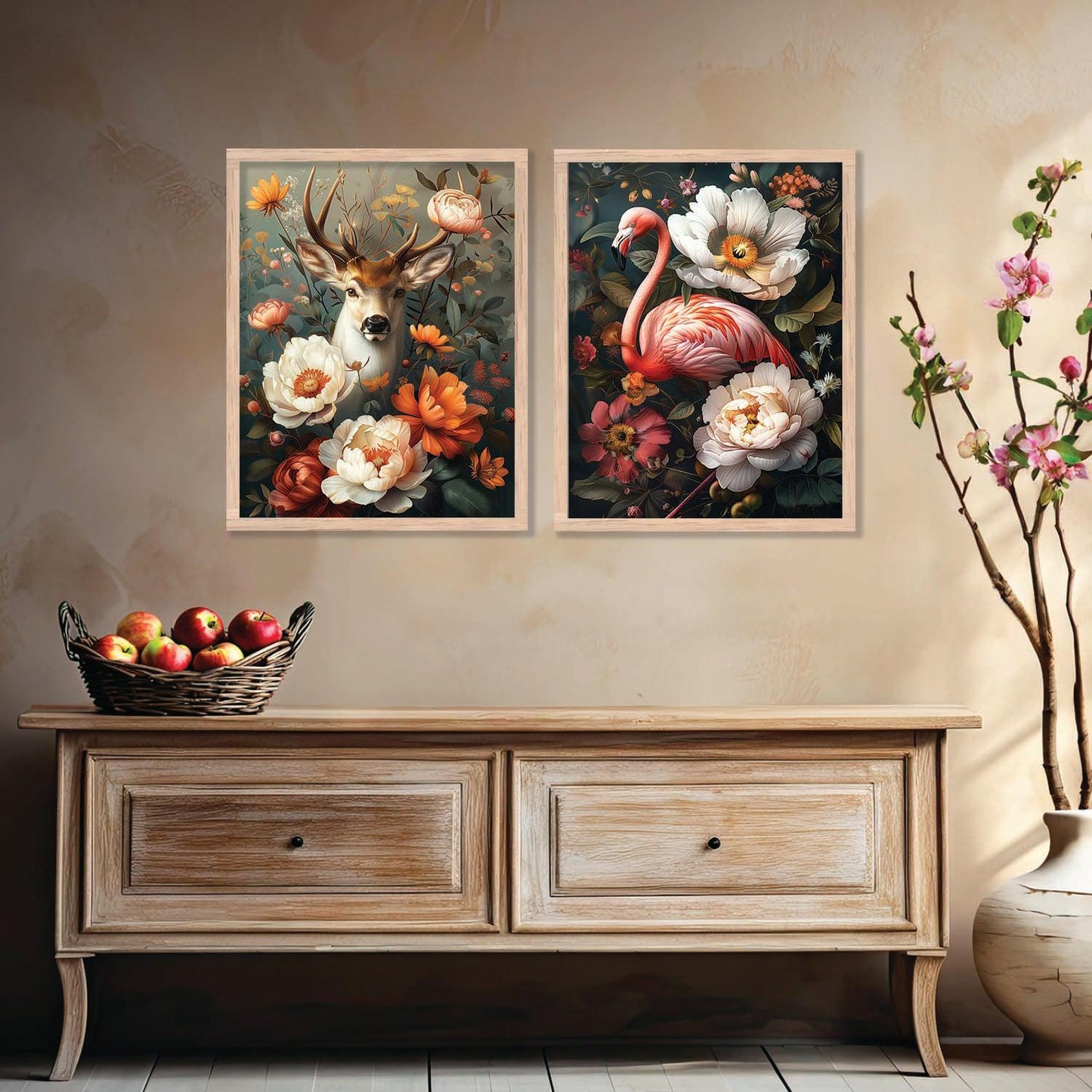 Floral Wall Art Prints: Modern Portraits for Wall Decor