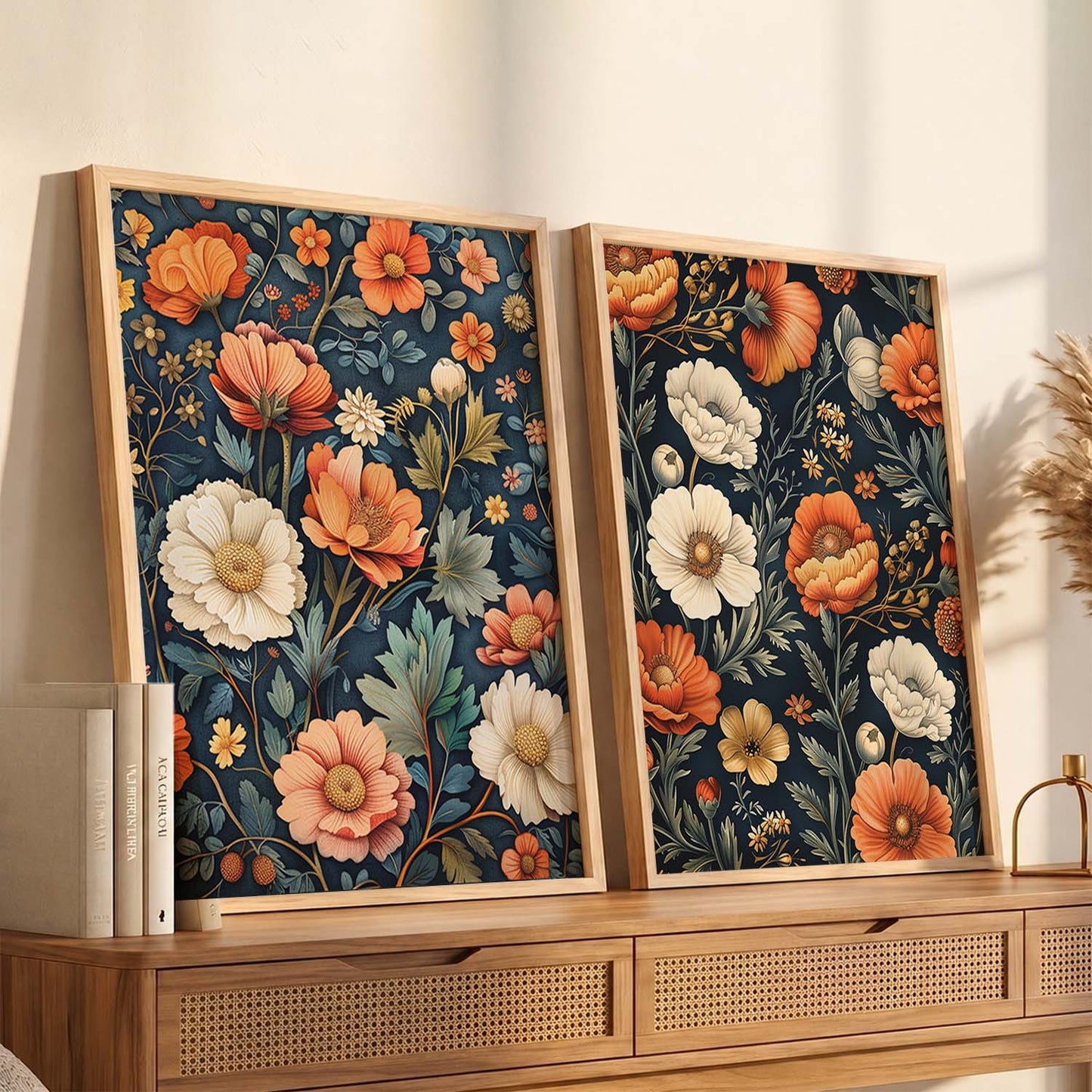 Floral Wall Art Prints: Modern Portraits for Wall Decor