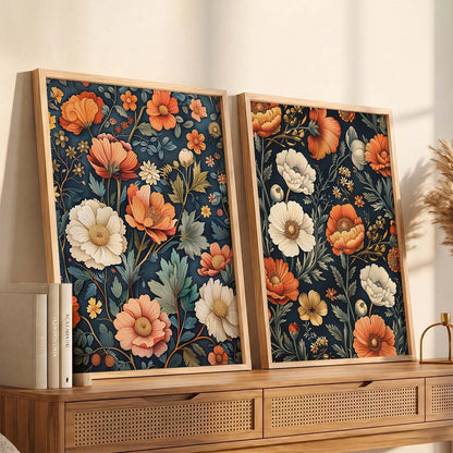 Floral Wall Art Prints: Modern Portraits for Wall Decor