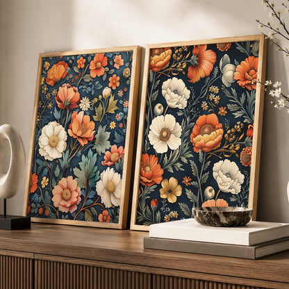 Floral Wall Art Prints: Modern Portraits for Wall Decor