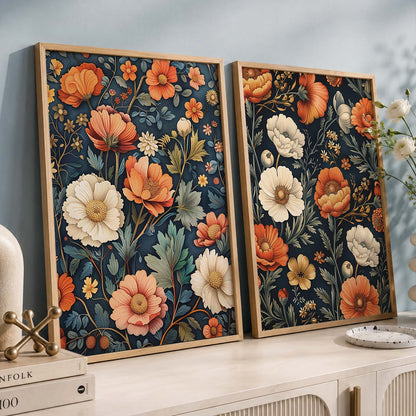 Floral Wall Art Prints: Modern Portraits for Wall Decor