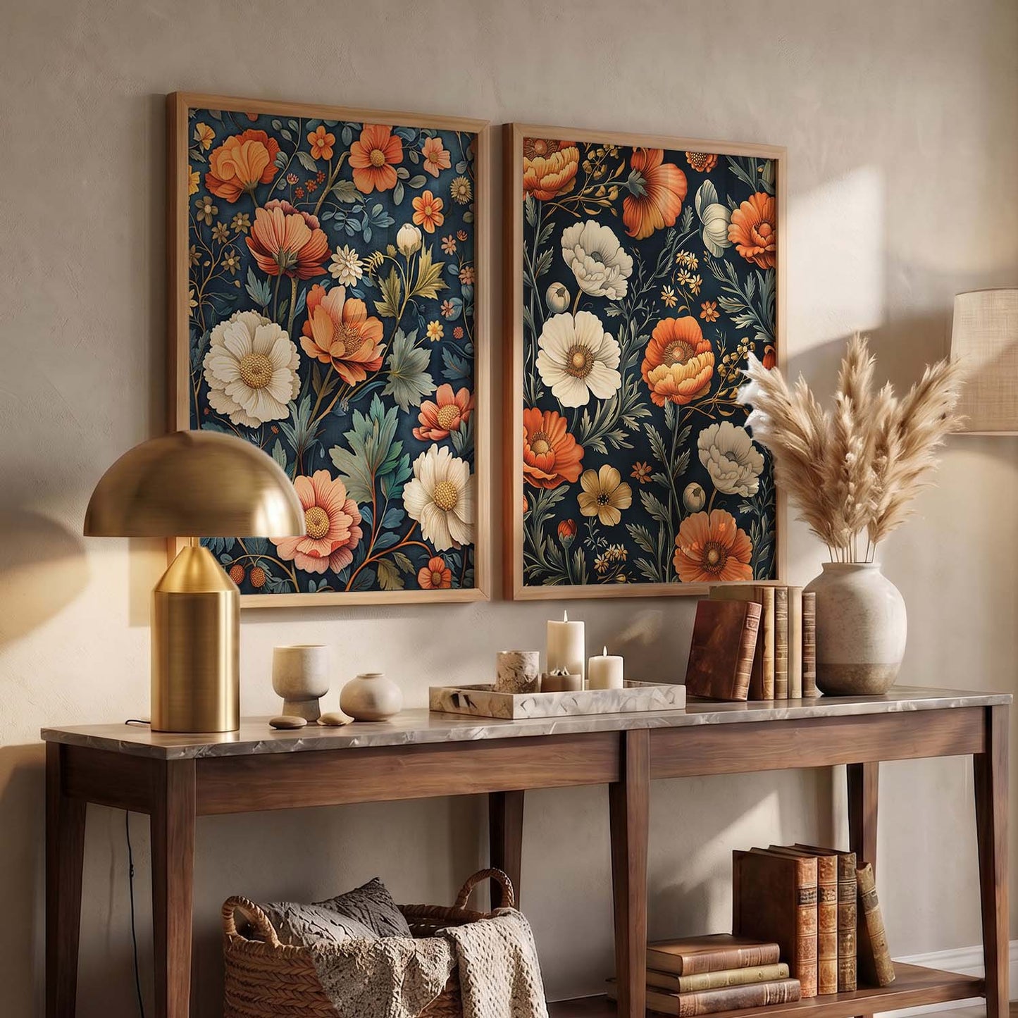 Floral Wall Art Prints: Modern Portraits for Wall Decor