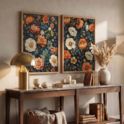 Floral Wall Art Prints: Modern Portraits for Wall Decor