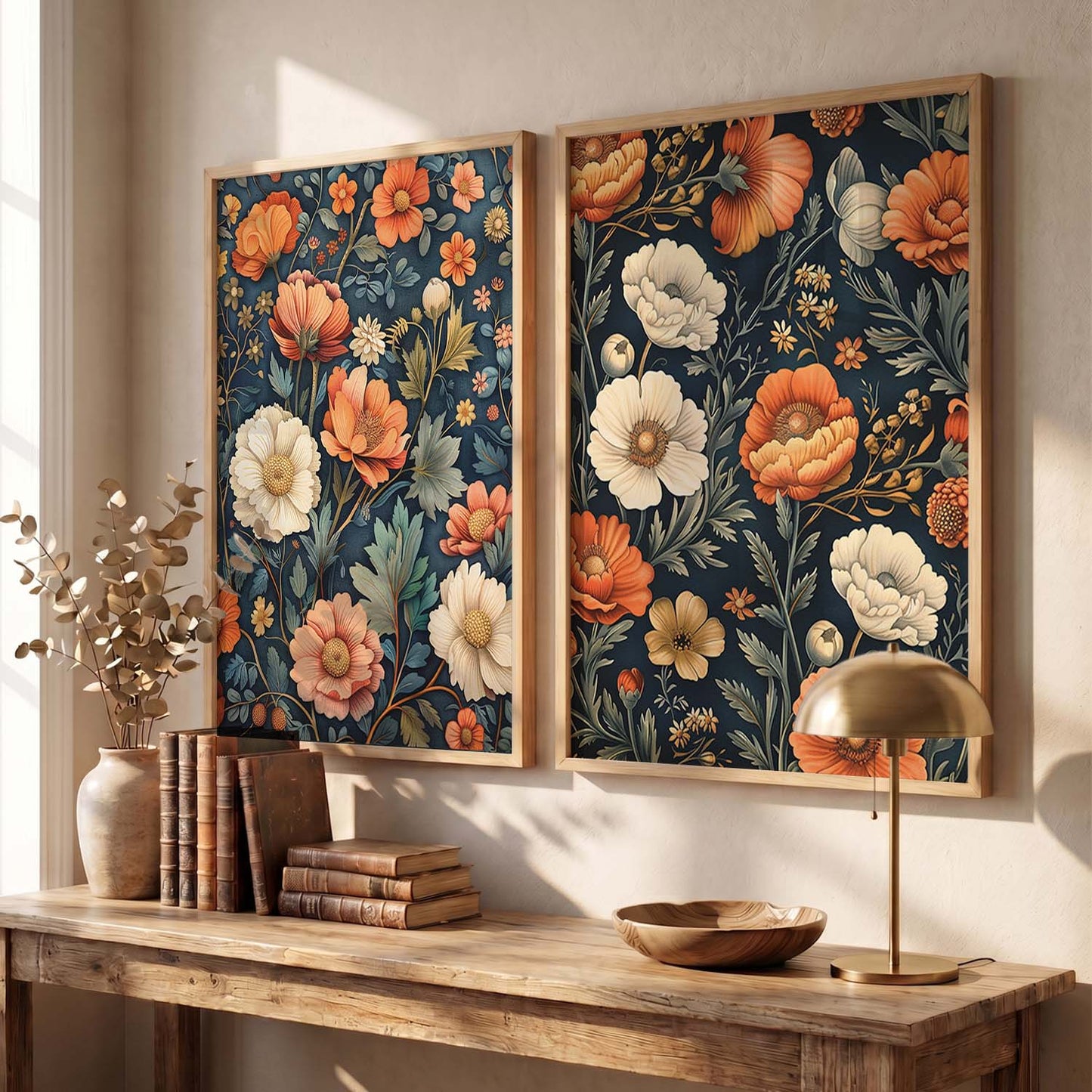 Floral Wall Art Prints: Modern Portraits for Wall Decor