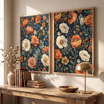 Floral Wall Art Prints: Modern Portraits for Wall Decor