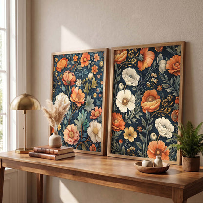 Floral Wall Art Prints: Modern Portraits for Wall Decor
