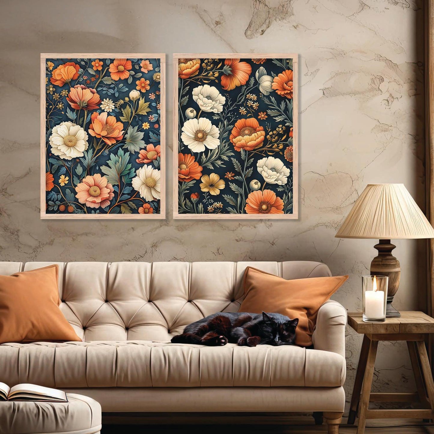 Floral Wall Art Prints: Modern Portraits for Wall Decor