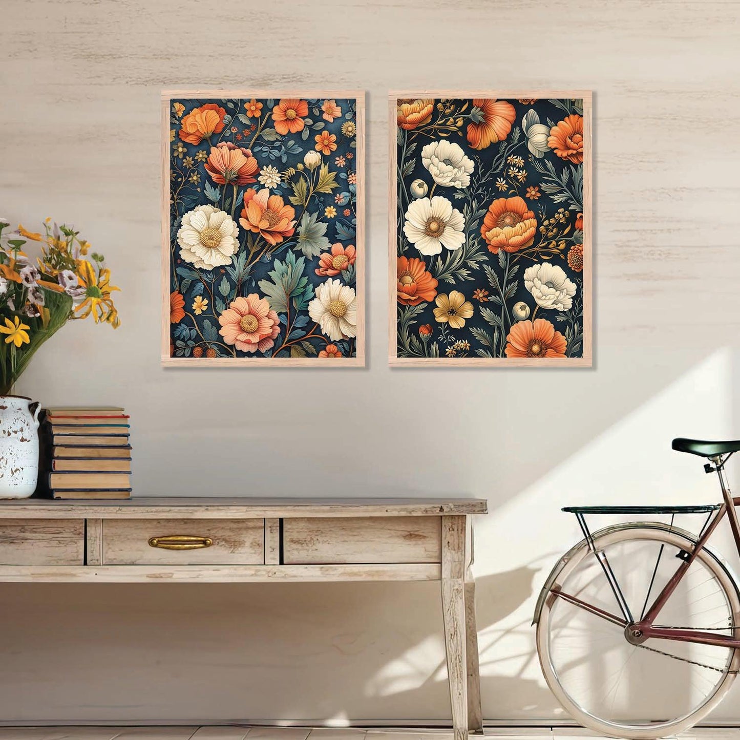 Floral Wall Art Prints: Modern Portraits for Wall Decor