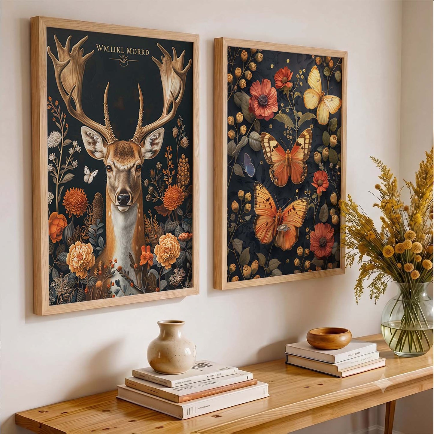 Floral Wall Art Prints: Modern Portraits for Wall Decor
