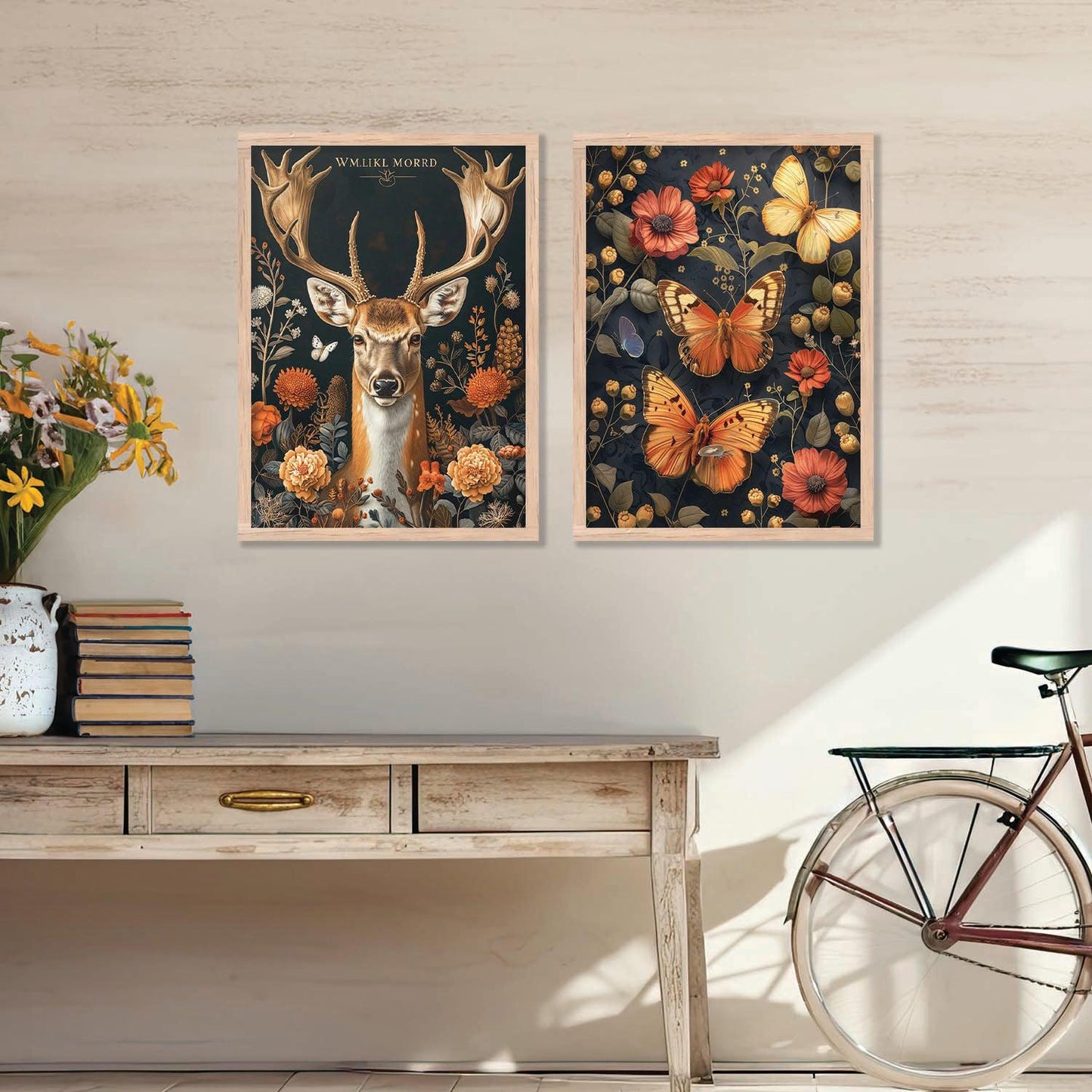 Floral Wall Art Prints: Modern Portraits for Wall Decor