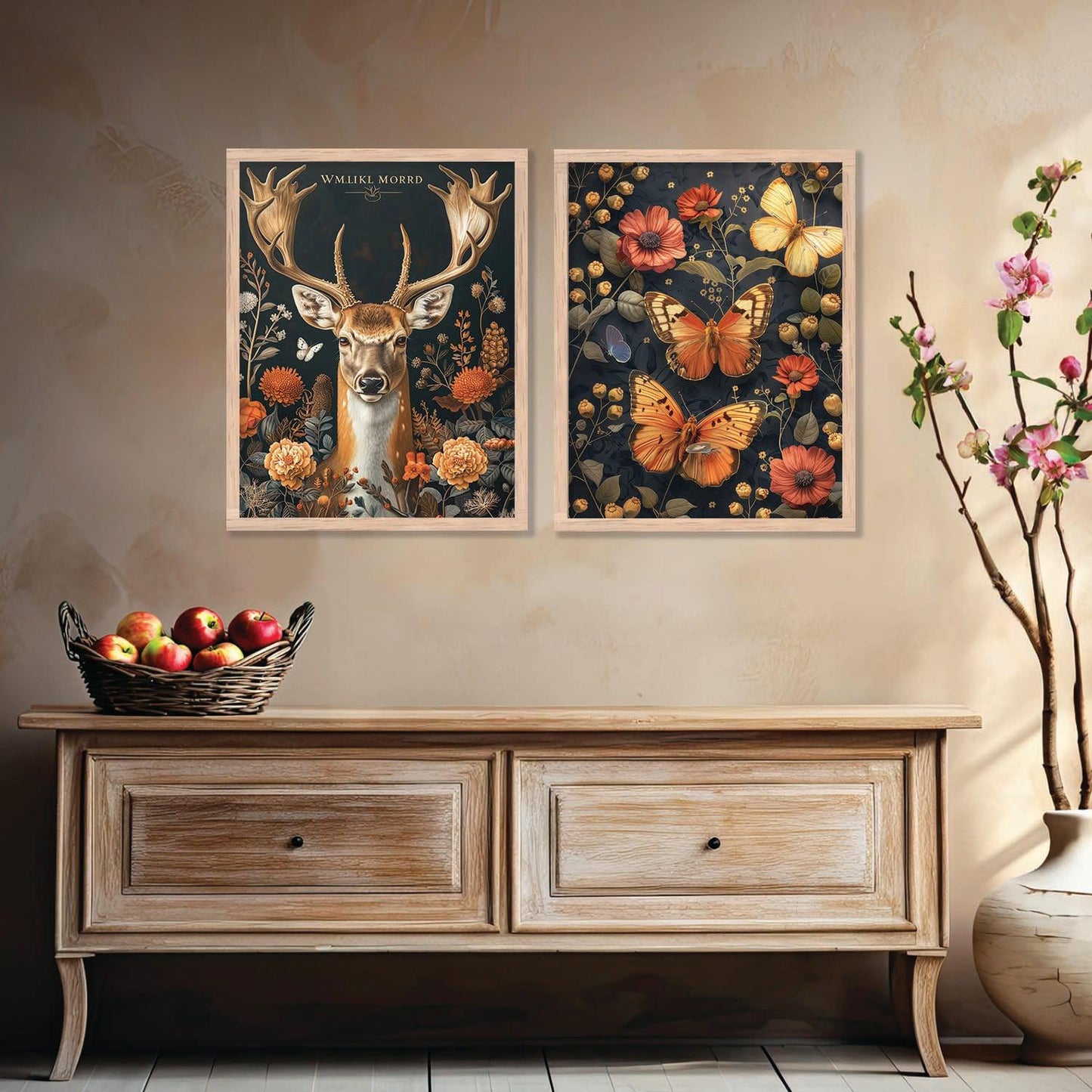 Floral Wall Art Prints: Modern Portraits for Wall Decor