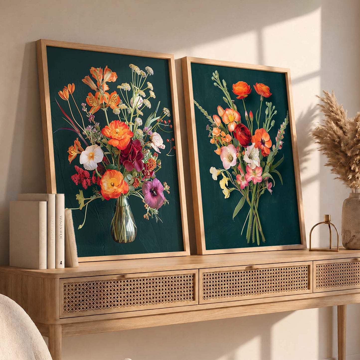 Floral Wall Art Prints: Modern Portraits for Wall Decor