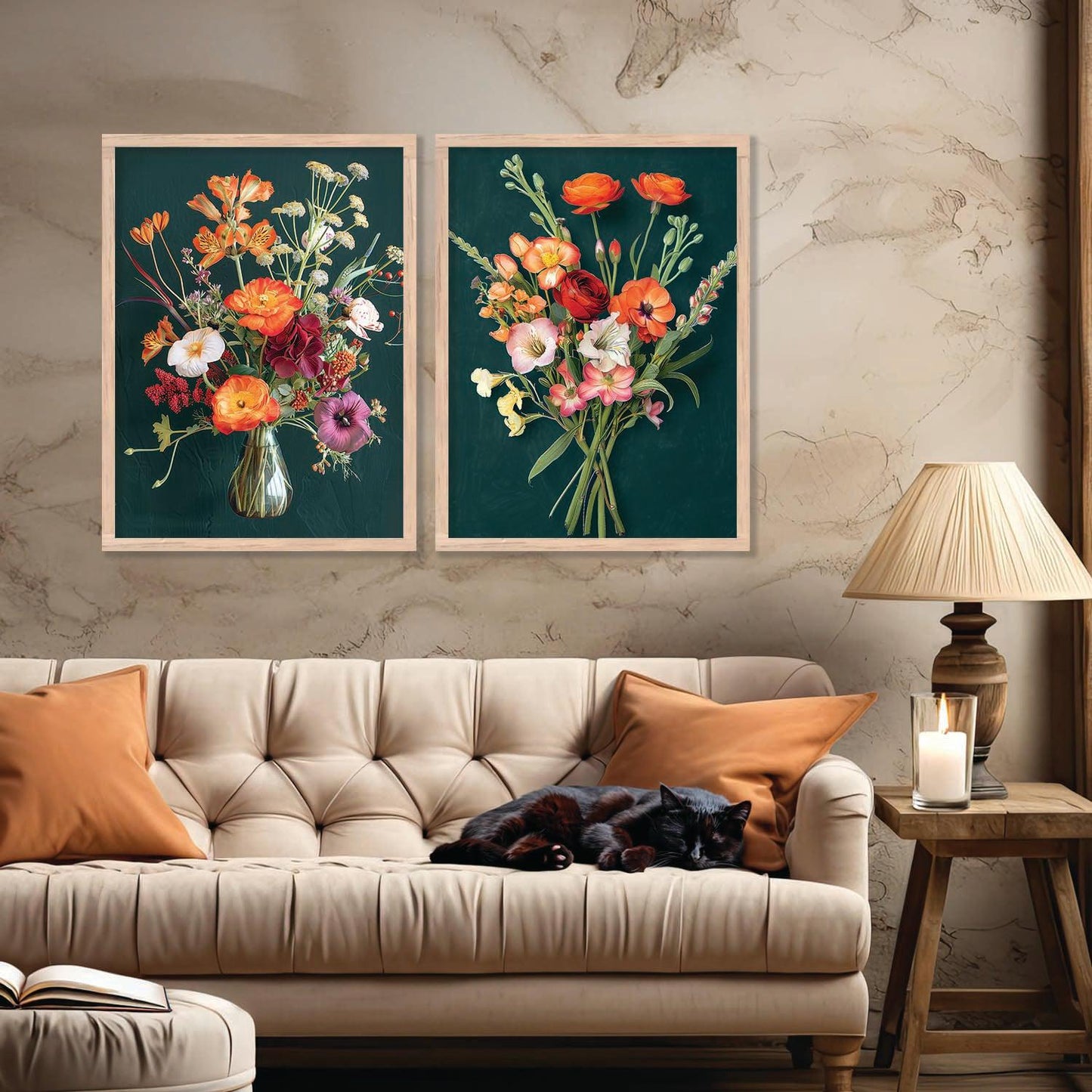 Floral Wall Art Prints: Modern Portraits for Wall Decor