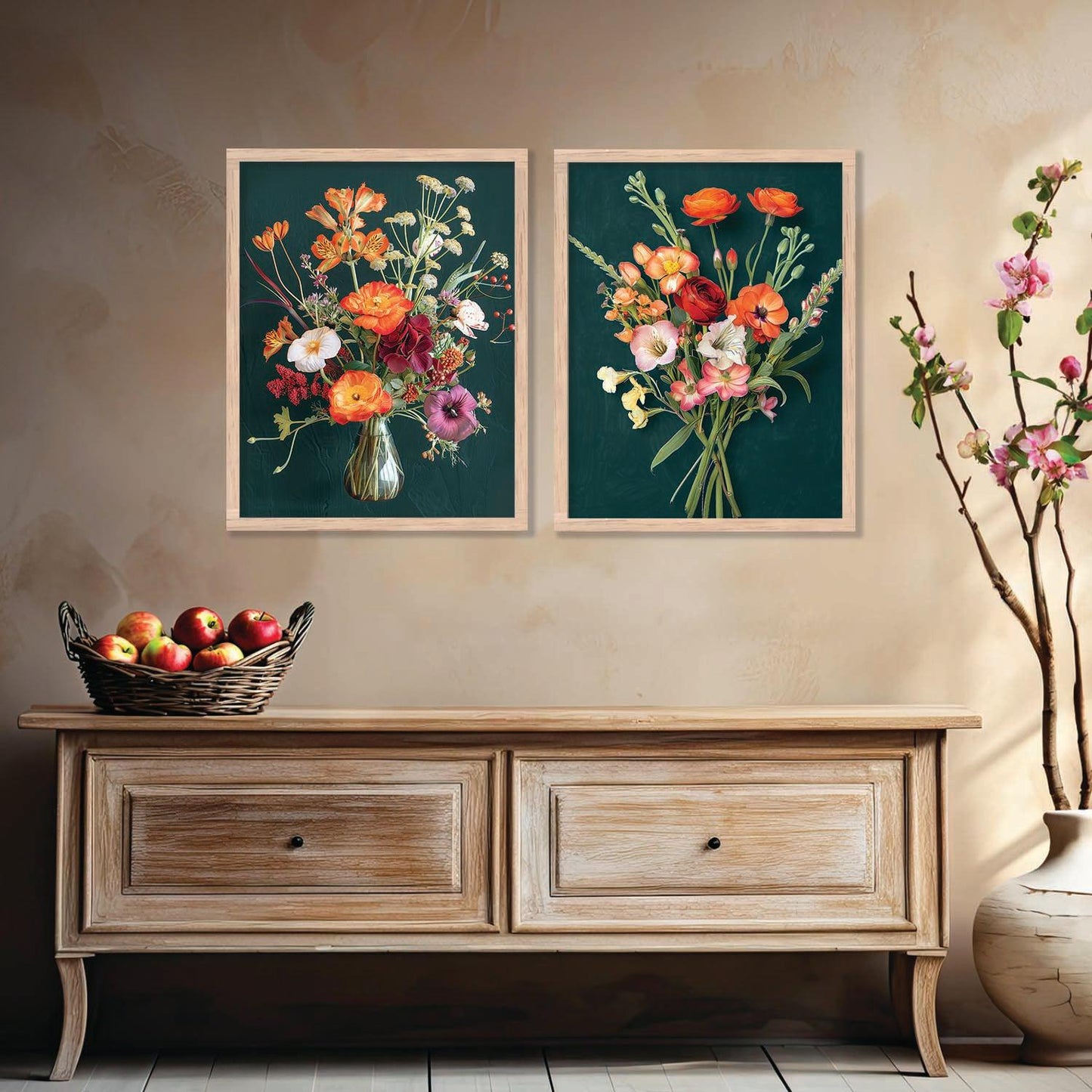 Floral Wall Art Prints: Modern Portraits for Wall Decor