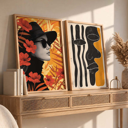 Abstract Wall Print For Living Room Wall Decor