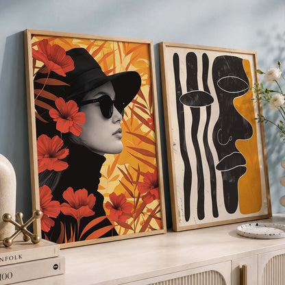 Abstract Wall Print For Living Room Wall Decor