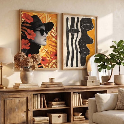 Abstract Wall Print For Living Room Wall Decor