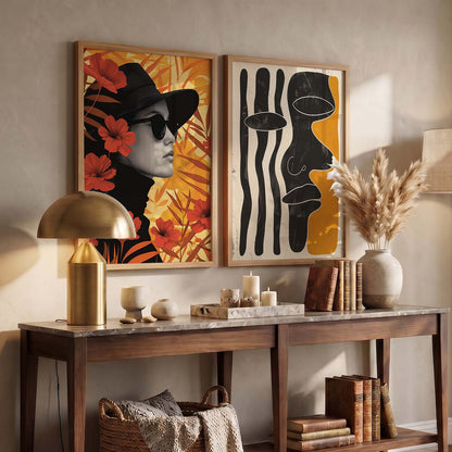 Abstract Wall Print For Living Room Wall Decor
