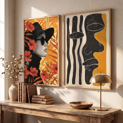 Abstract Wall Print For Living Room Wall Decor