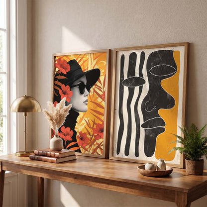 Abstract Wall Print For Living Room Wall Decor