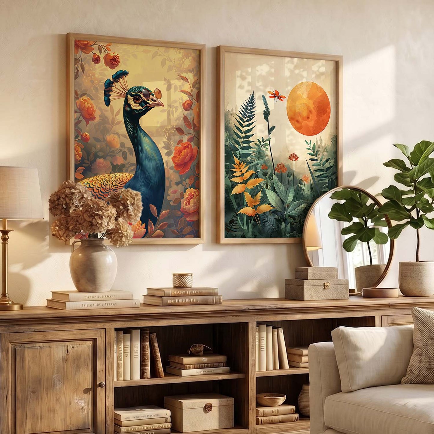 Traditional  Wall Print For Living Room Wall Decor