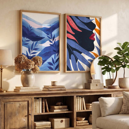 Leaves Wall Art Prints: Modern Portraits for Wall Decor