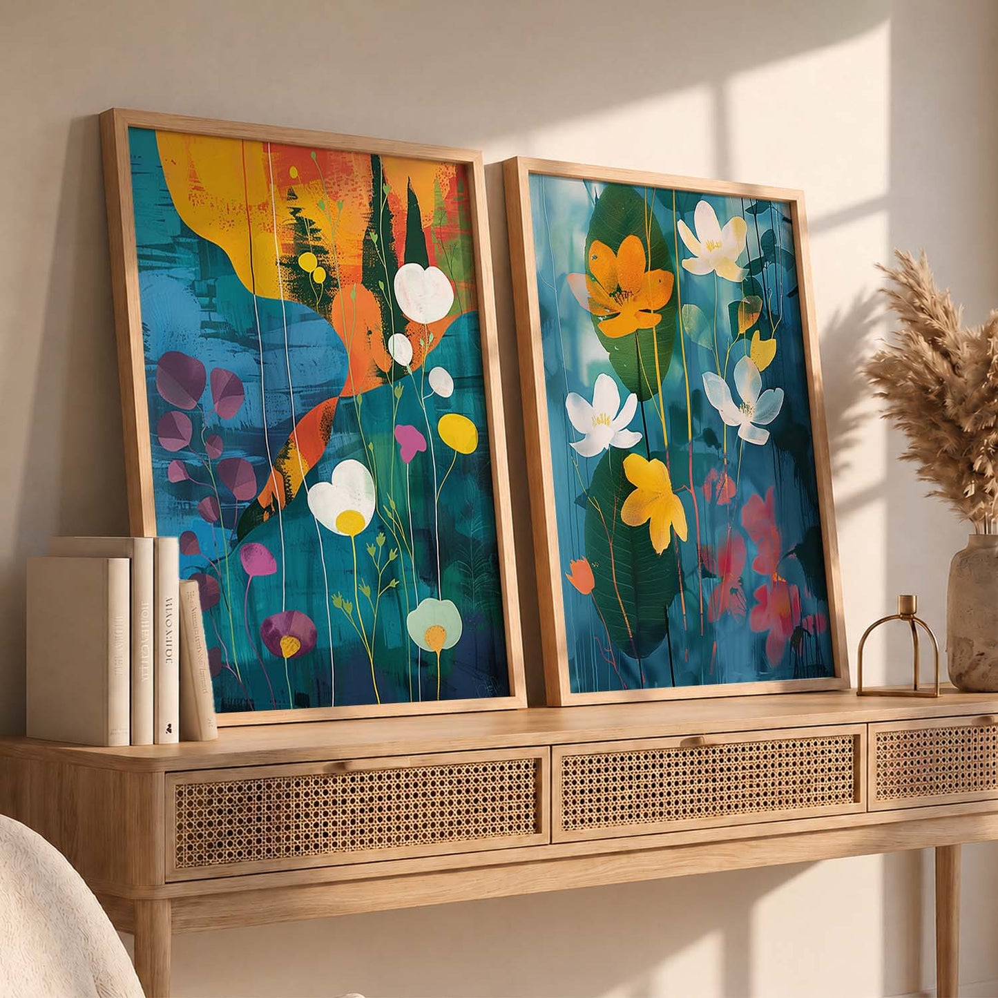 Abstract Wall Art Prints: Modern Portraits for Wall Decor