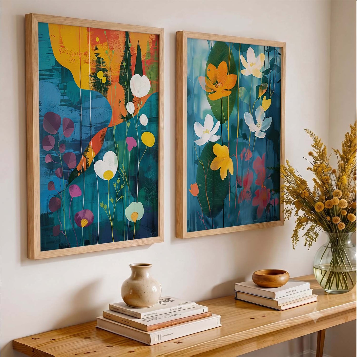Abstract Wall Art Prints: Modern Portraits for Wall Decor