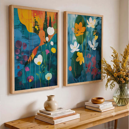 Abstract Wall Art Prints: Modern Portraits for Wall Decor