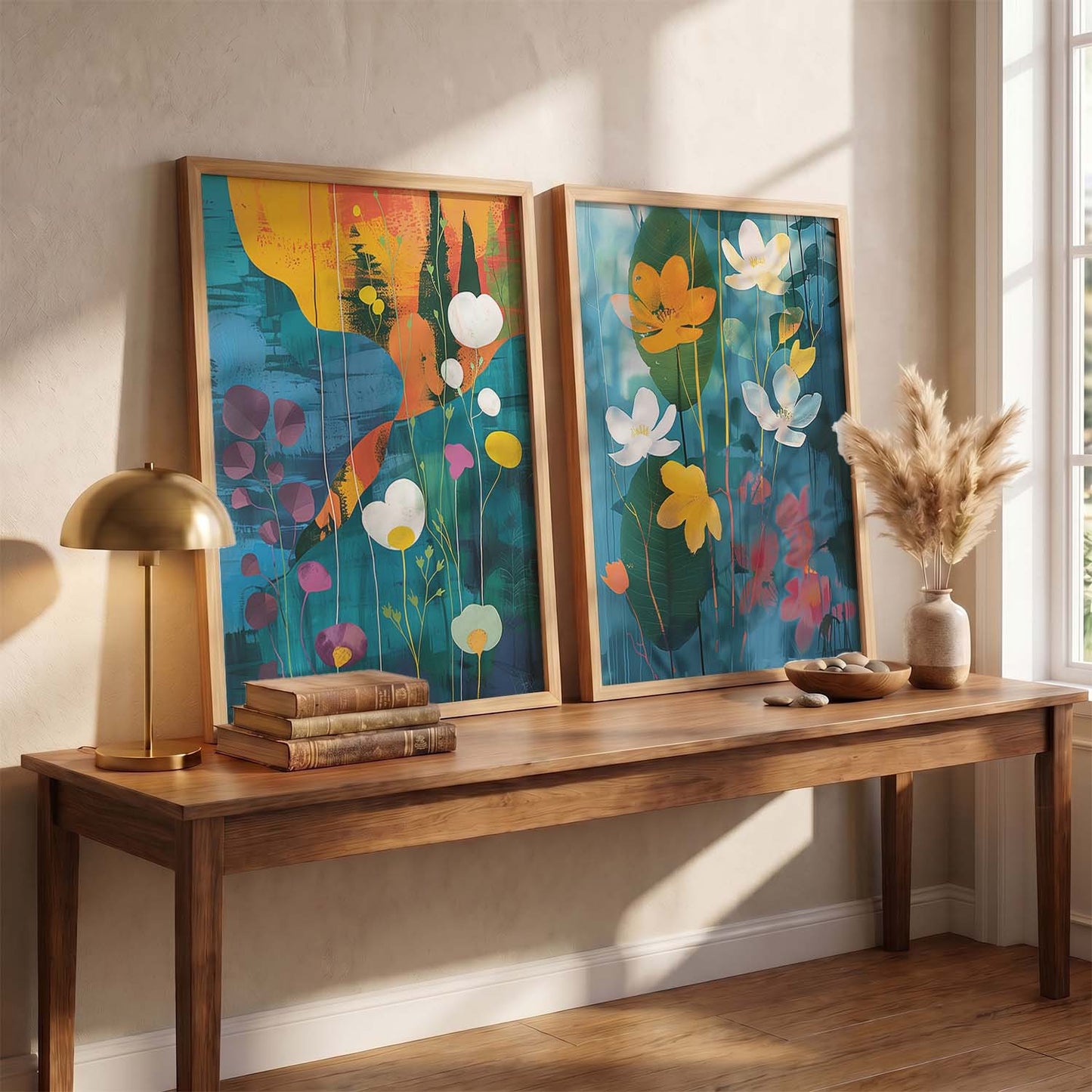 Abstract Wall Art Prints: Modern Portraits for Wall Decor