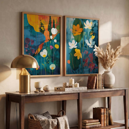 Abstract Wall Art Prints: Modern Portraits for Wall Decor