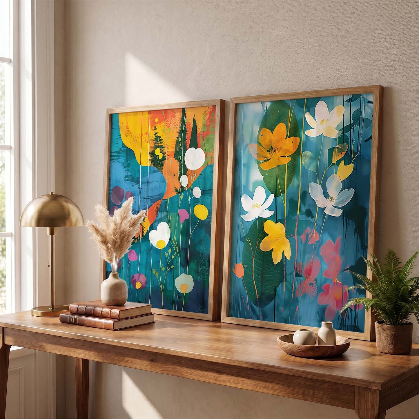 Abstract Wall Art Prints: Modern Portraits for Wall Decor