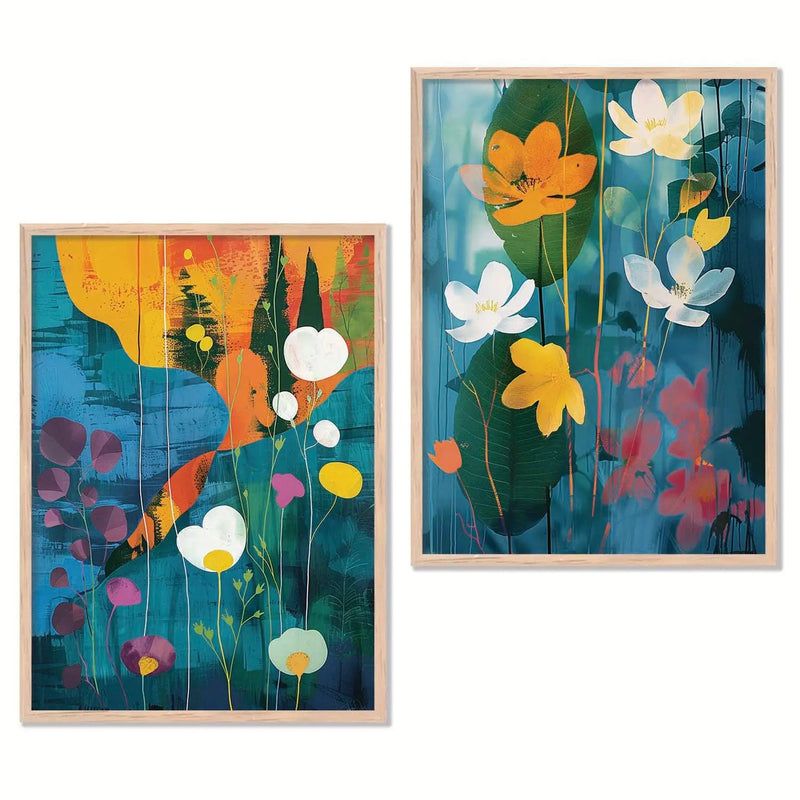 Abstract Wall Art Prints: Modern Portraits for Wall Decor