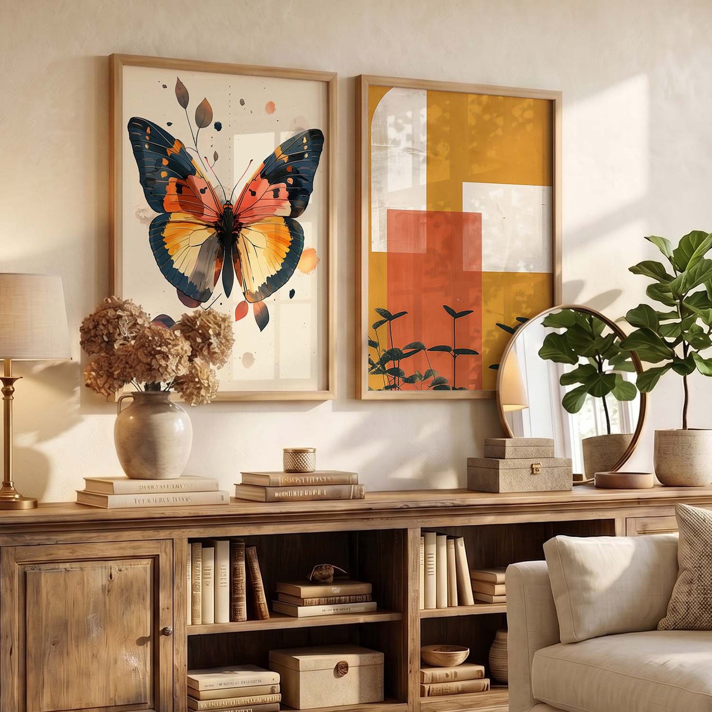 Abstract Wall Art Prints: Modern Portraits for Wall Decor